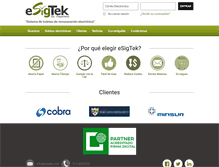 Tablet Screenshot of esigtek.pe